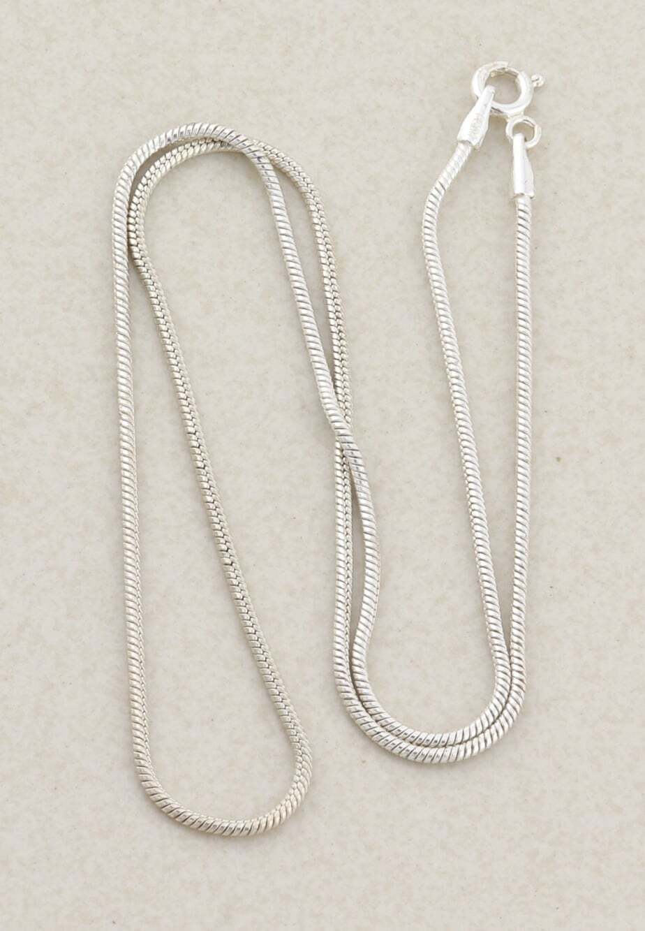 Sterling Silver Snake Chain Necklace 16"inch